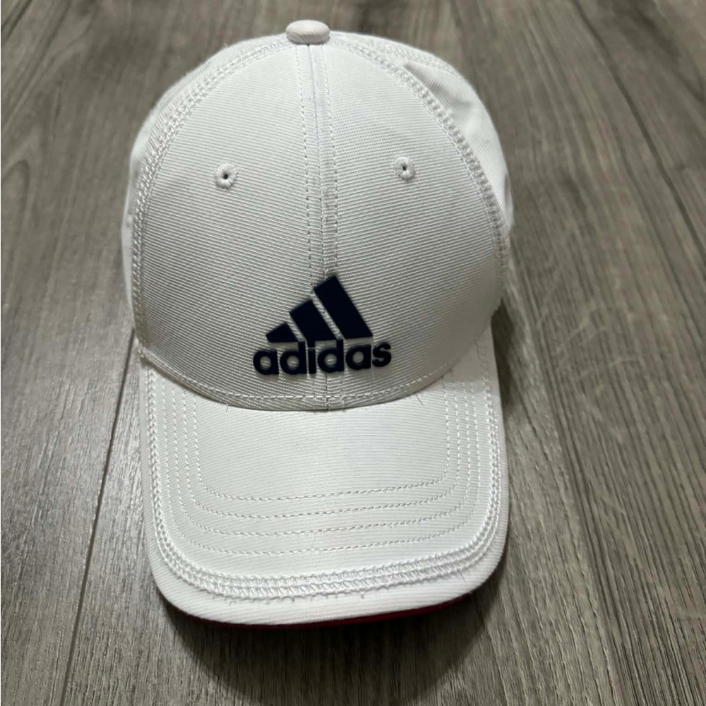 Adidas White Cap with USA Embroidery